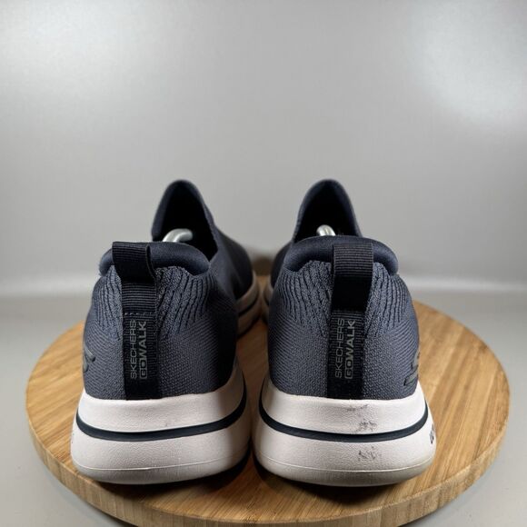 S‎ Skechers Go Walk 5 Ultra Go Mens 13 Blue Sneakers Walking Shoes Slip On - Picture 4 of 8
